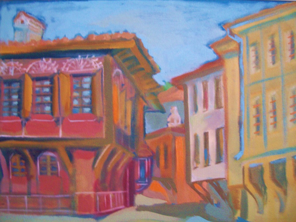 Balabanov's House - Old town of Plovdiv by Gallina Todorova 