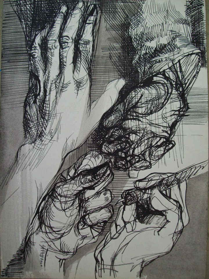 Composition with hands by Gallina Todorova, Image 1.