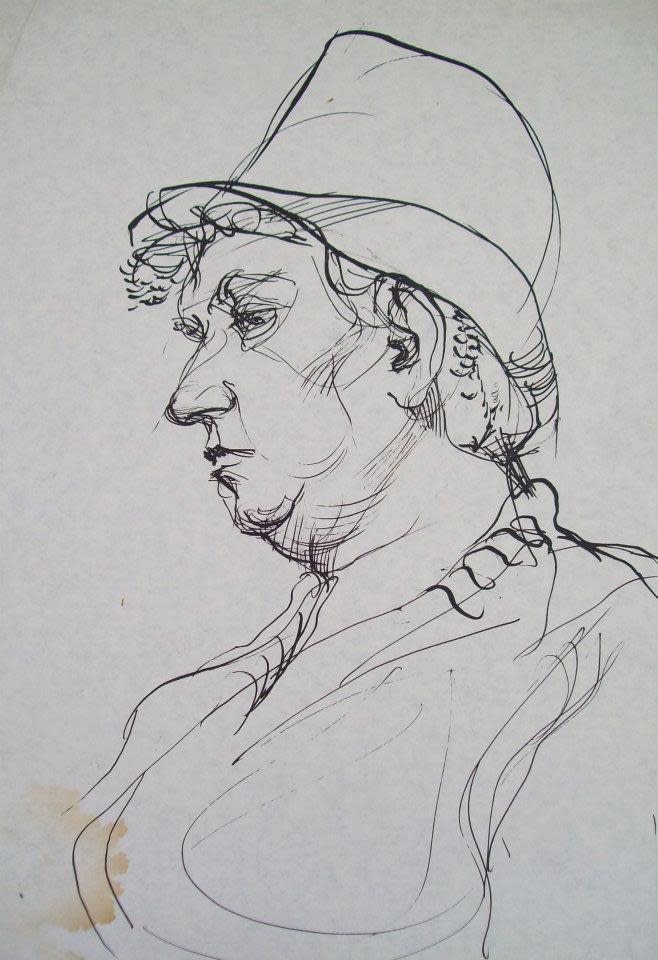 Model at the Art Academy in Sofia by Gallina Todorova 