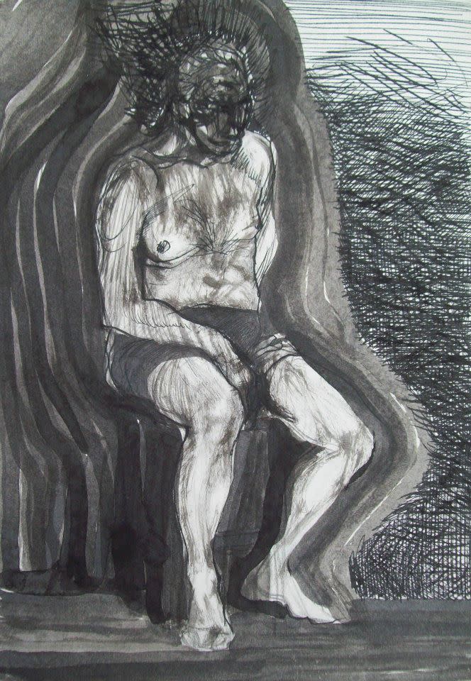 Elderly Nude by Gallina Todorova 