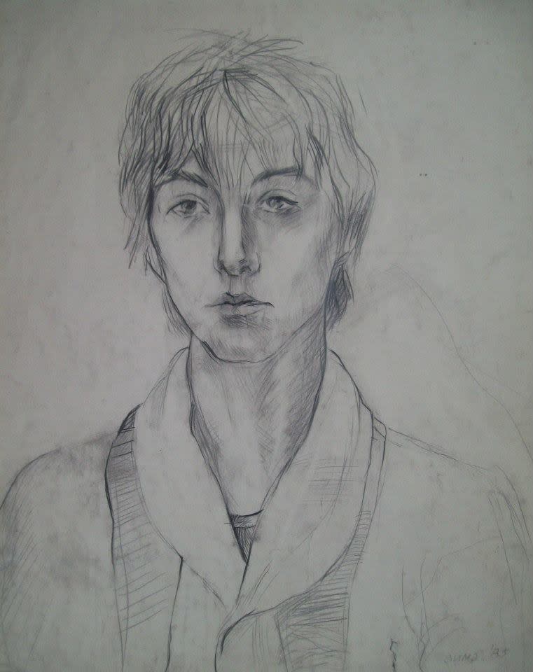 Selfportrait 1984 by Gallina Todorova 