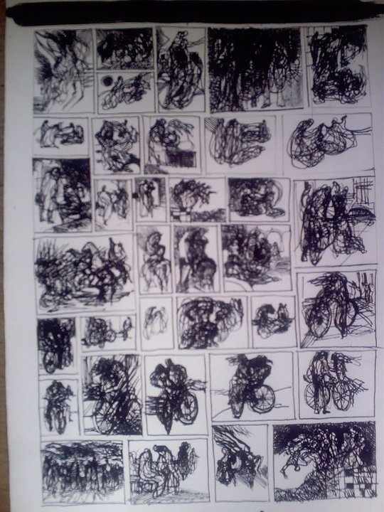 Composition sketches by Gallina Todorova, Image 1.