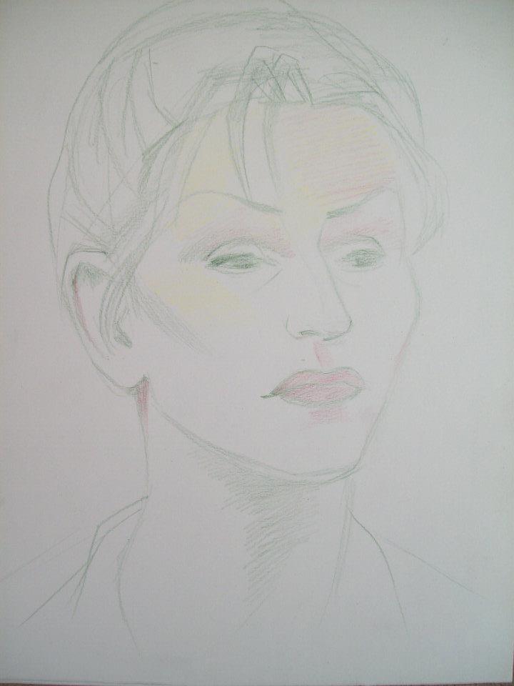 Portrait drawing - Nina by Gallina Todorova, Image 1.