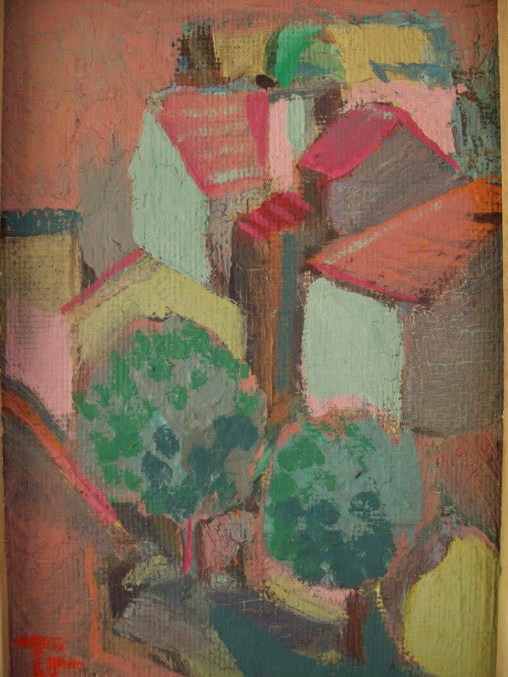 Townscape from the roofes by Gallina Todorova 
