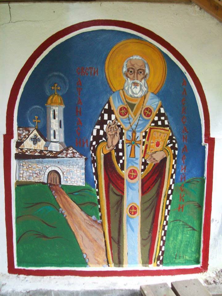 St Athanasios of Alexandria by Gallina Todorova 