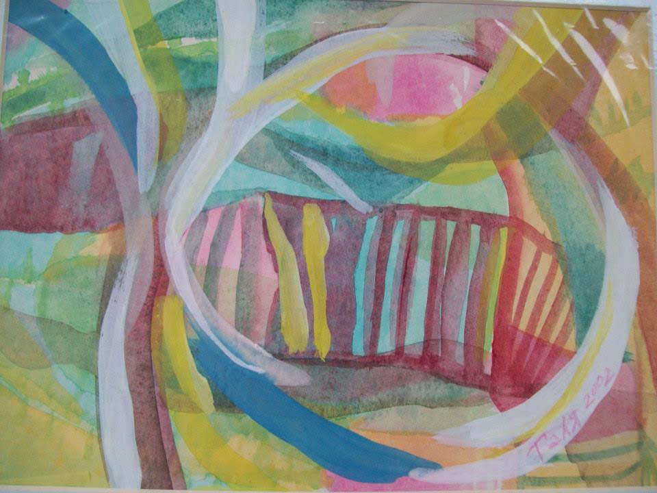 Colourfull Stairway 2002 by Gallina Todorova 