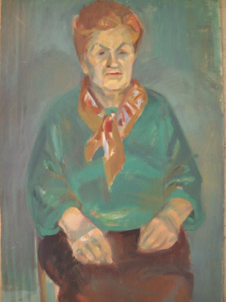 Model in green by Gallina Todorova 
