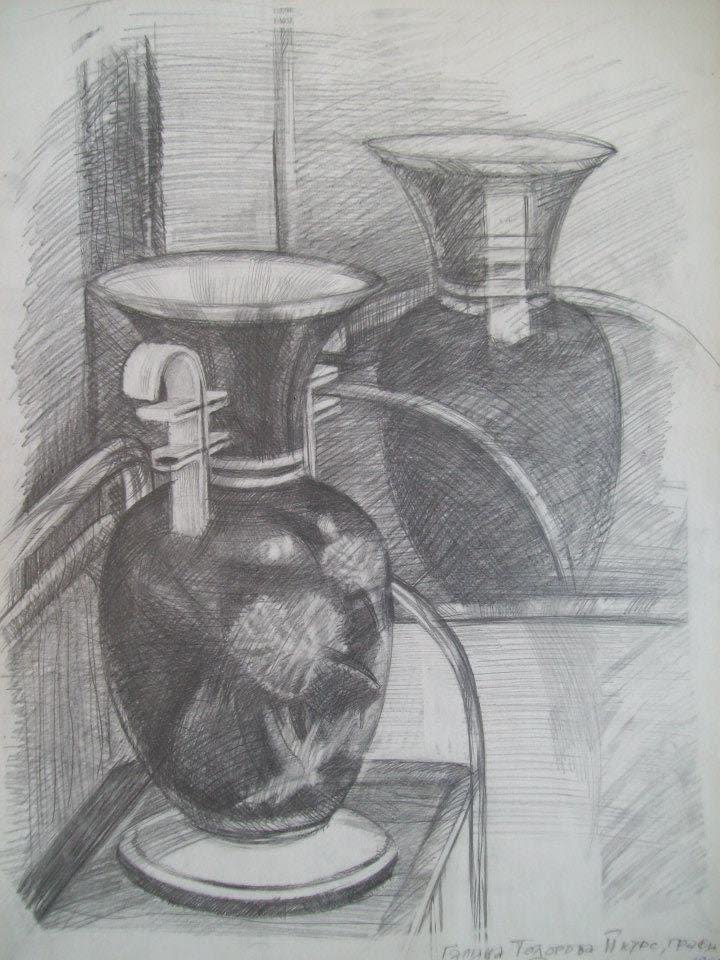 China Vase at Sonya's  by Gallina Todorova 