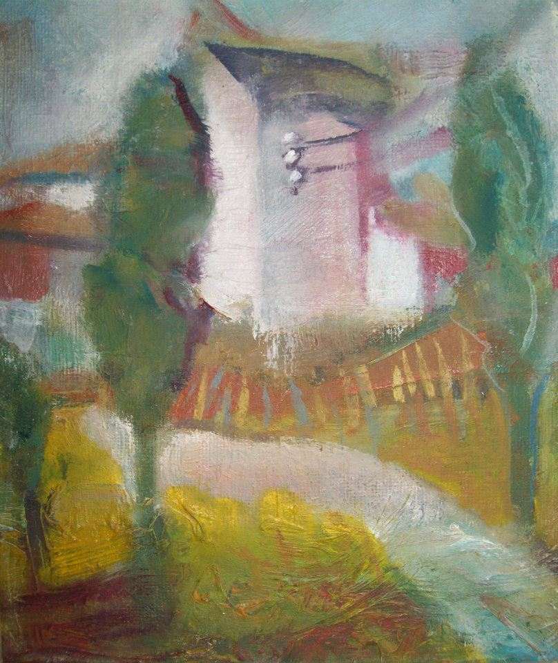 Landscape with wires by Gallina Todorova, Image 1.