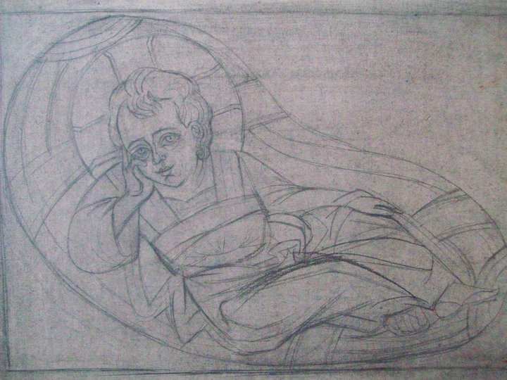 Preliminary work for an Icon by Gallina Todorova, Image 1.