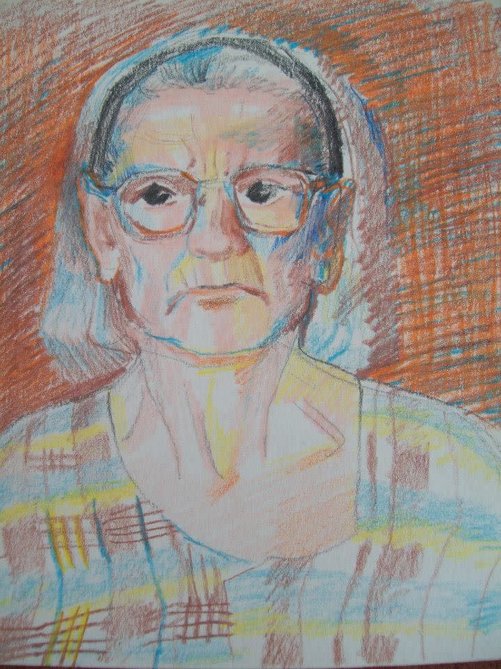 Grandmother Gina by Gallina Todorova 