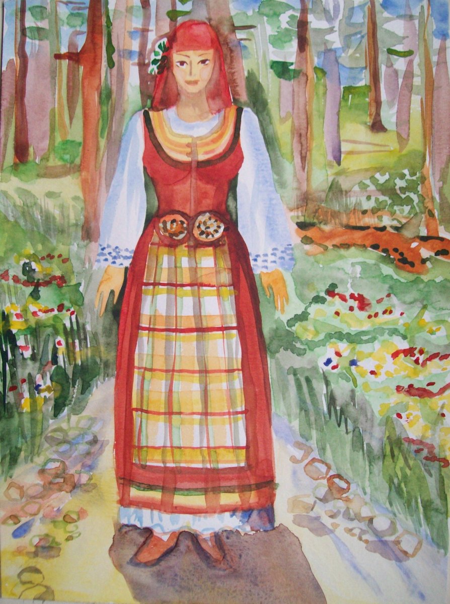 Bulgarian woman by Gallina Todorova 
