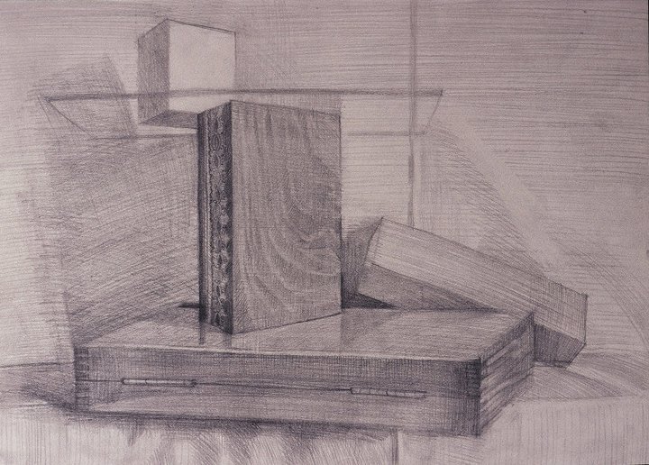 Still Life in St Louis/ Boxes by Gallina Todorova 