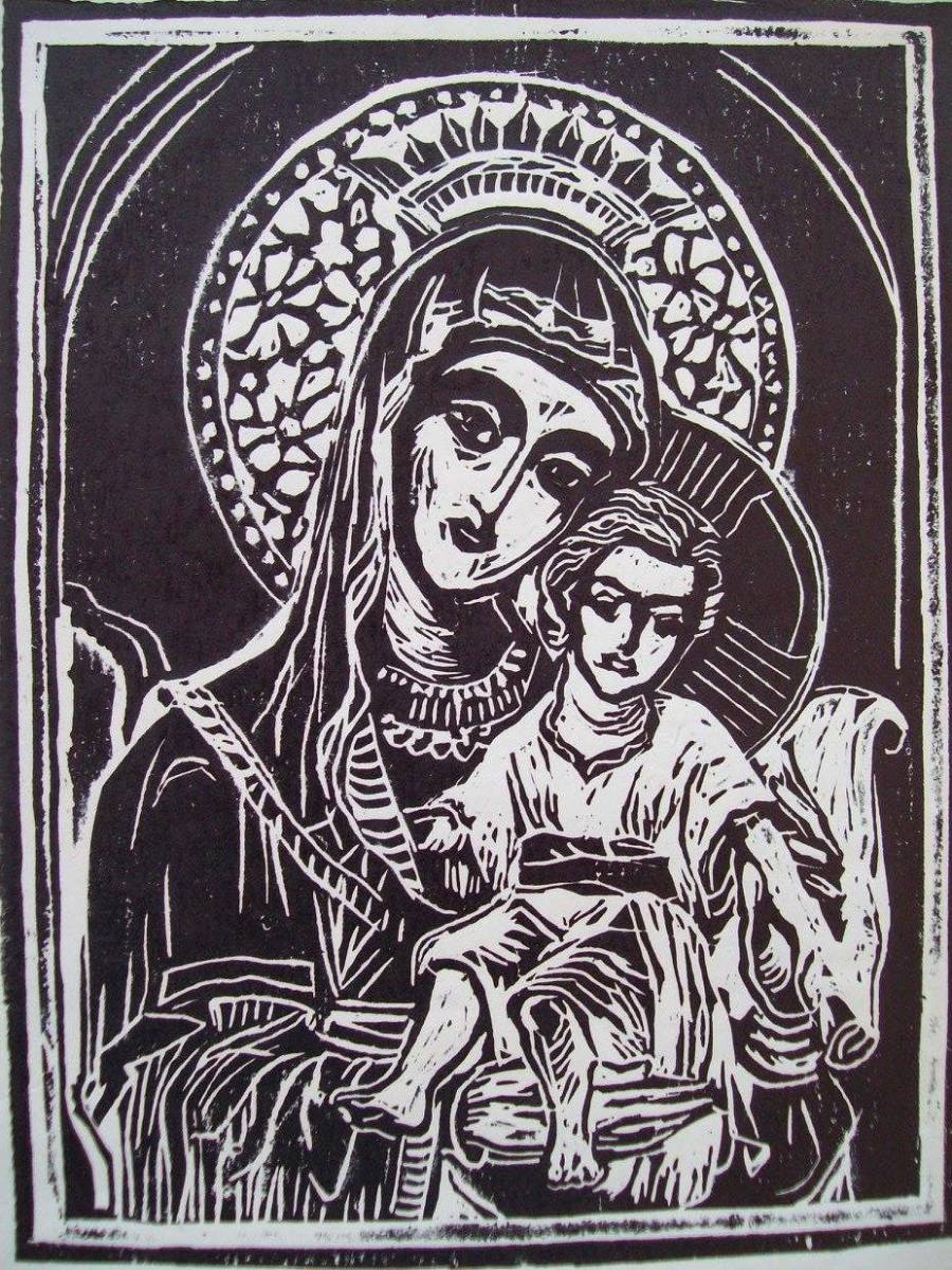 Holy Mother of God - 1992 by Gallina Todorova 