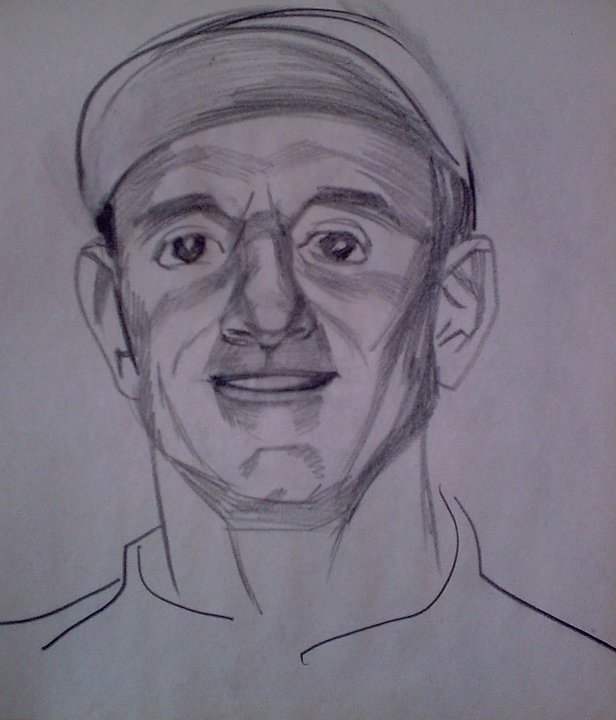 Vasko with a baseball hat by Gallina Todorova, Image 1.
