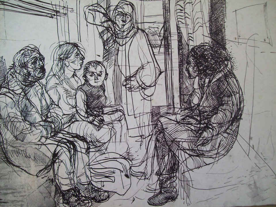 In the train by Gallina Todorova, Image 1.