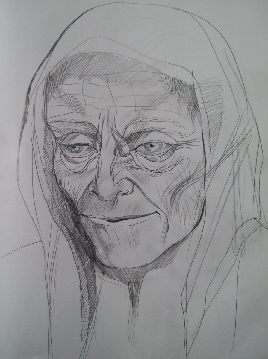 Great grandmother by Gallina Todorova 