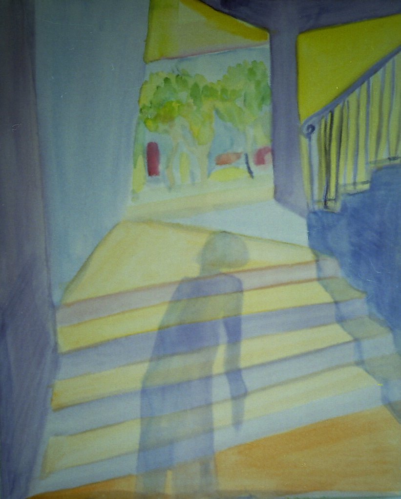 Stairs and shadows 2 by Gallina Todorova 