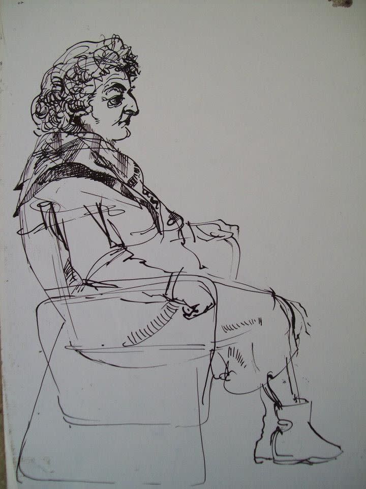 Elderly Model by Gallina Todorova 