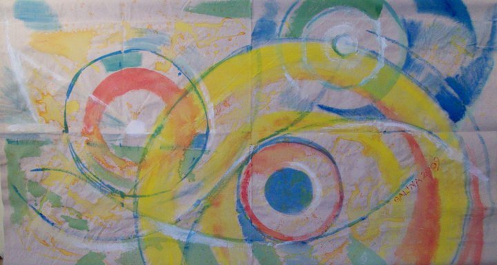 Dance - dedicated to Sonya and Rober Delaunay by Gallina Todorova 
