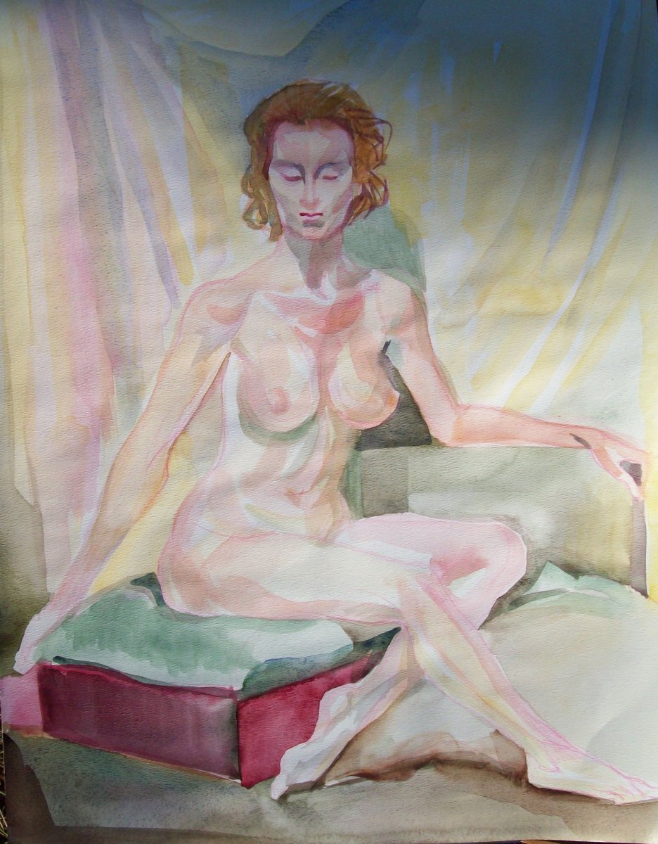 Sarah Herbert/ Nude Model at the SLAG by Gallina Todorova 