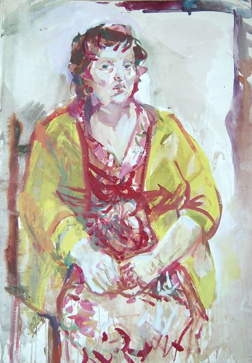 A model with yellow jacket by Gallina Todorova, Image 1.