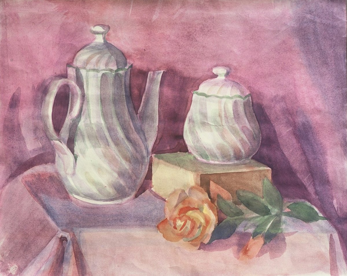 Still Life in pink by Gallina Todorova 