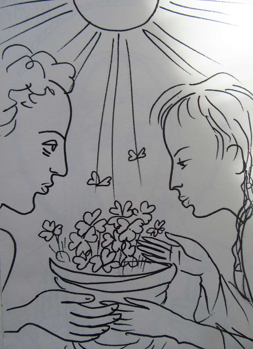 A boy and a girl by Galina Todorova 