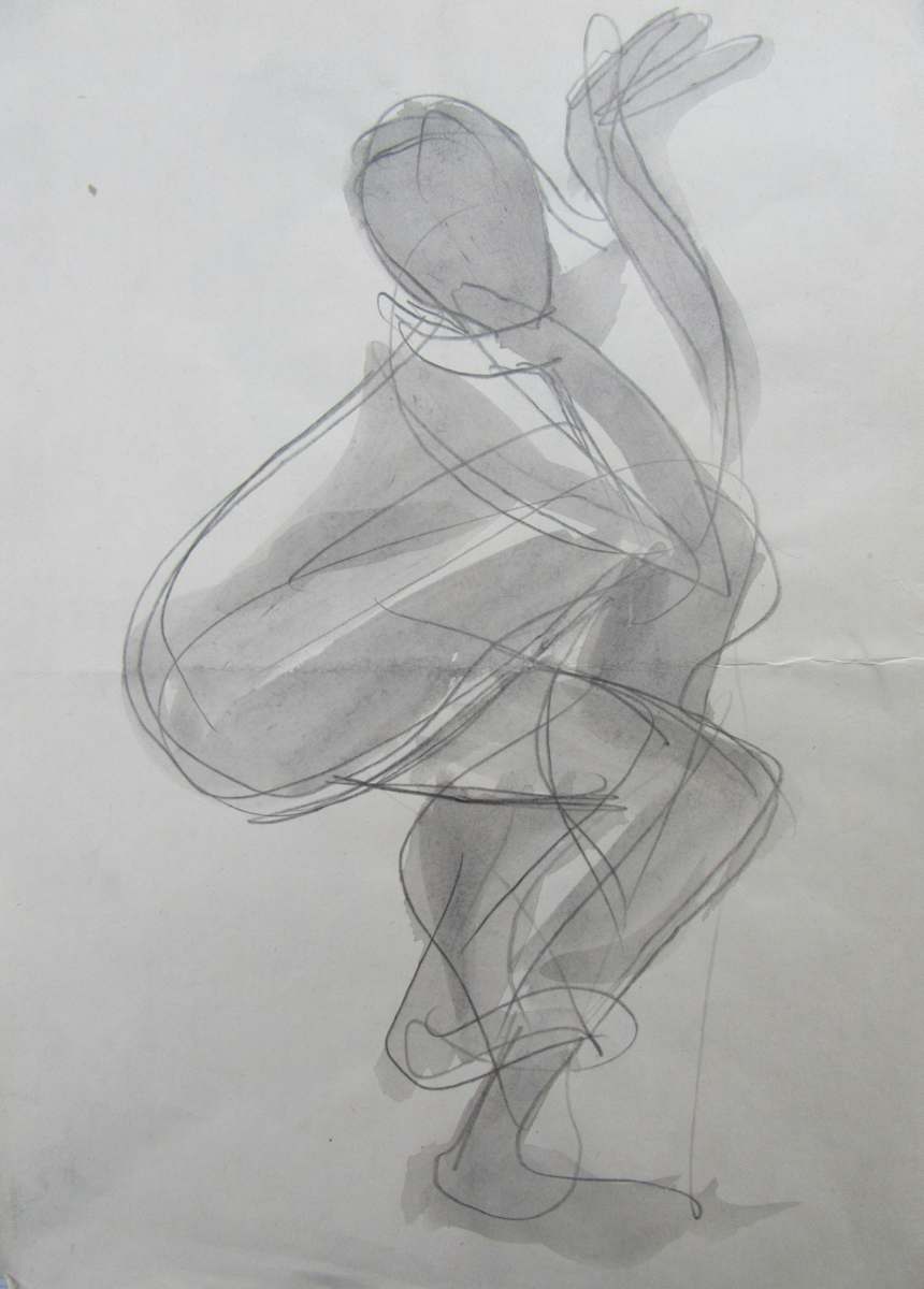 Young nude clown by Galina Todorova, Image 1.