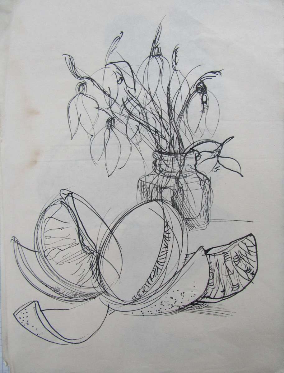Snowdrops with an orange by Galina Todorova, Image 1.