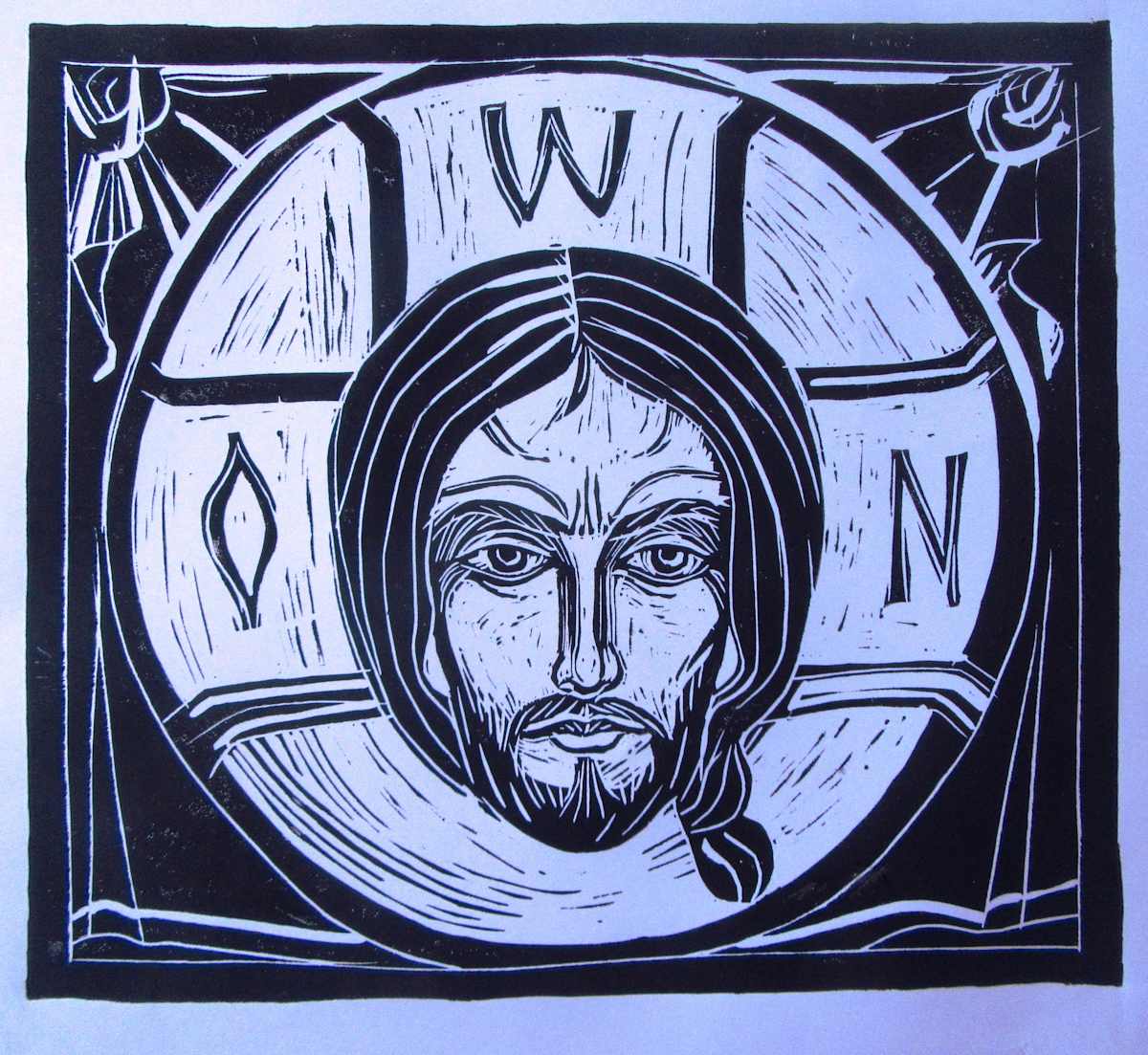 Jesus Christ , Mandylion by Galina Todorova, Image 1.