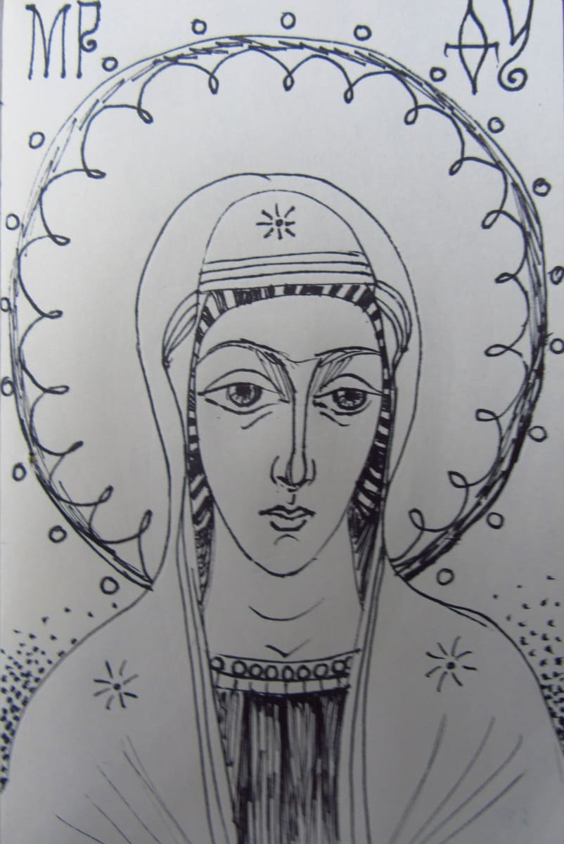 Holy Mother Virgin by Gallina Todorova, Image 1.