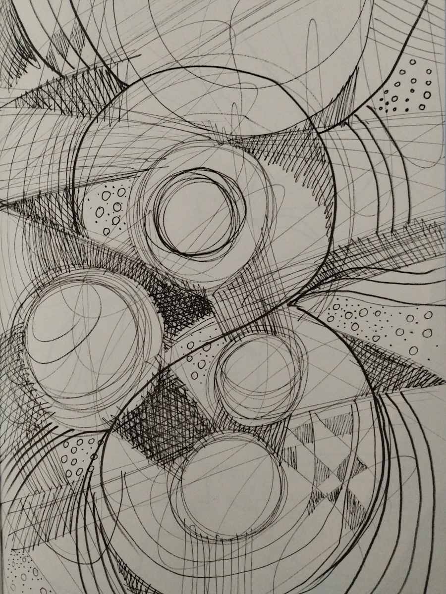 Abstract composition by Galina Todorova 