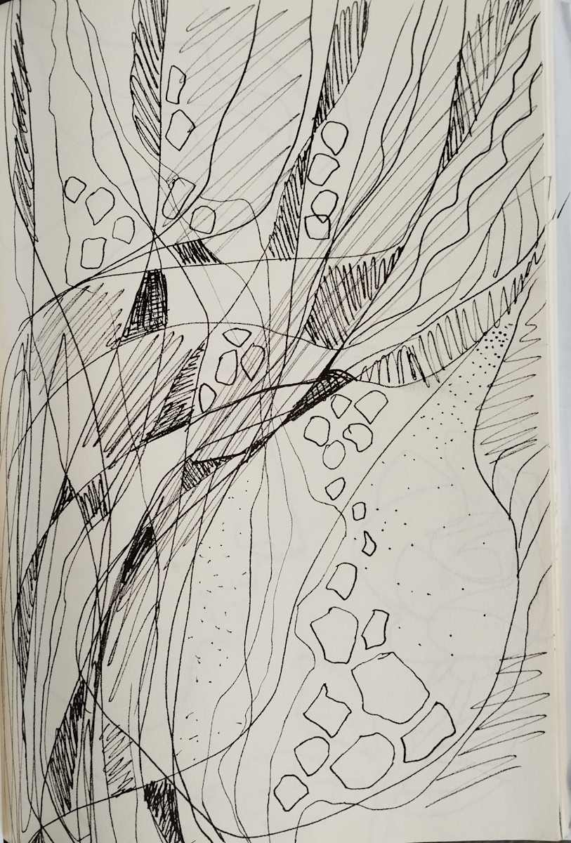 Abstract composition by Galina Todorova 