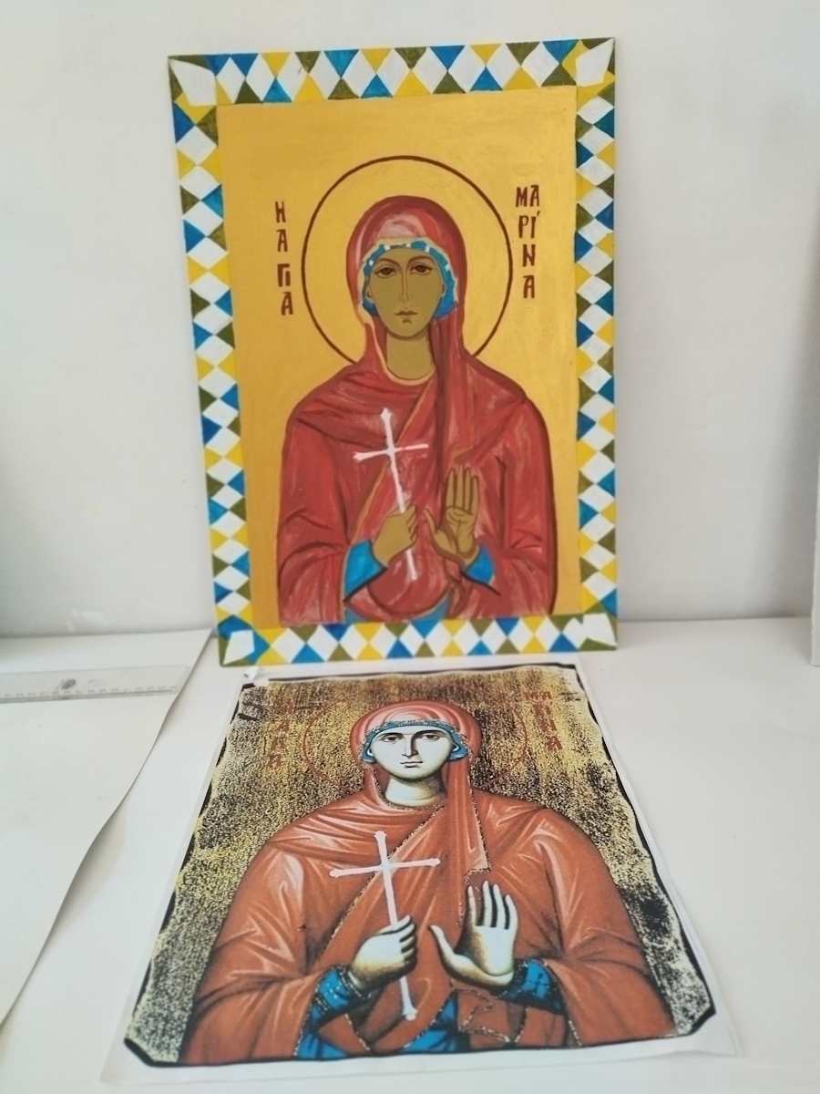St Marina ( work in progress) by Galina Todorova, Image 1.