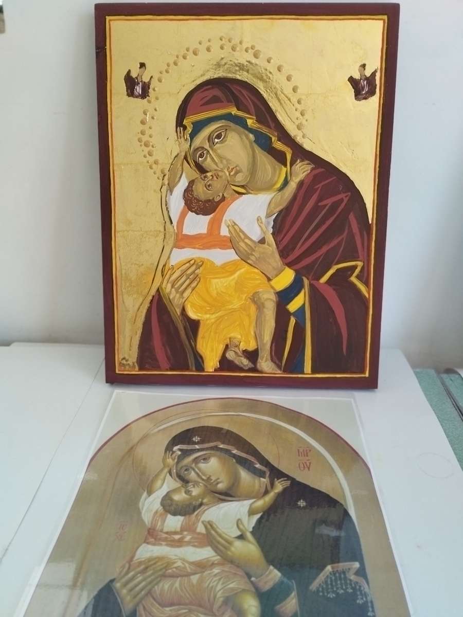Holy Mother (work in progress) by Galina Todorova, Image 1.