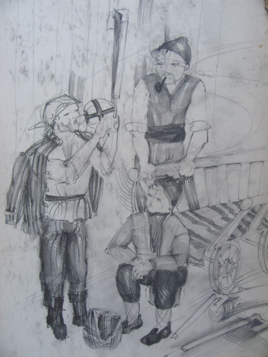 Figure Composition - Woodpeckers 
