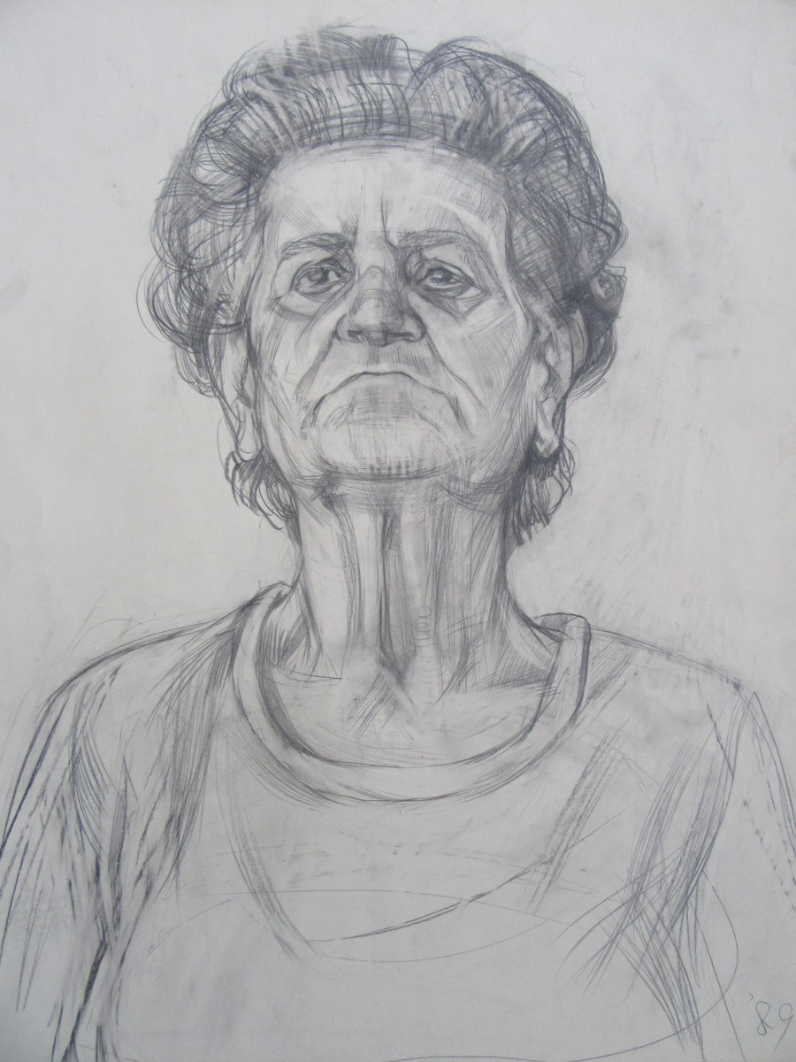 Elderly Lady by Gallina Todorova 