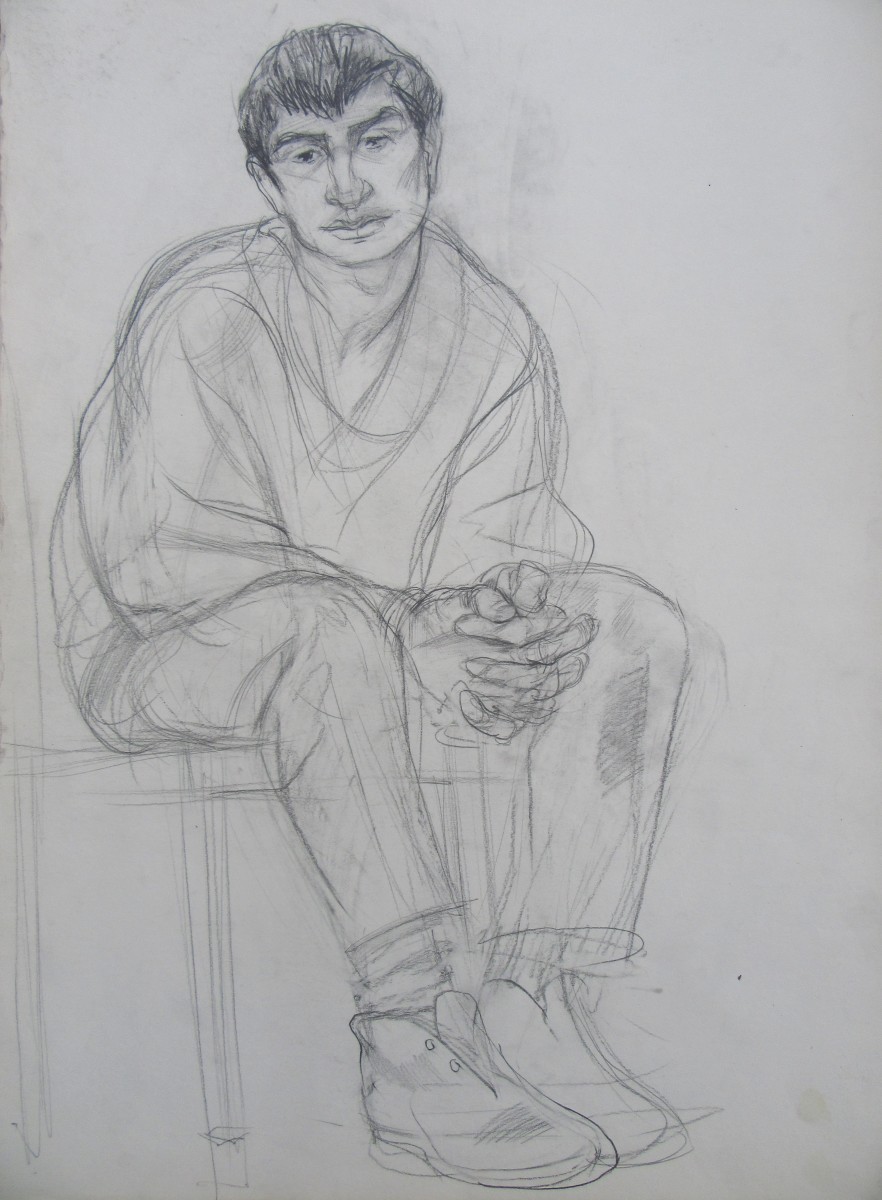 Ivan, posing by Gallina Todorova 