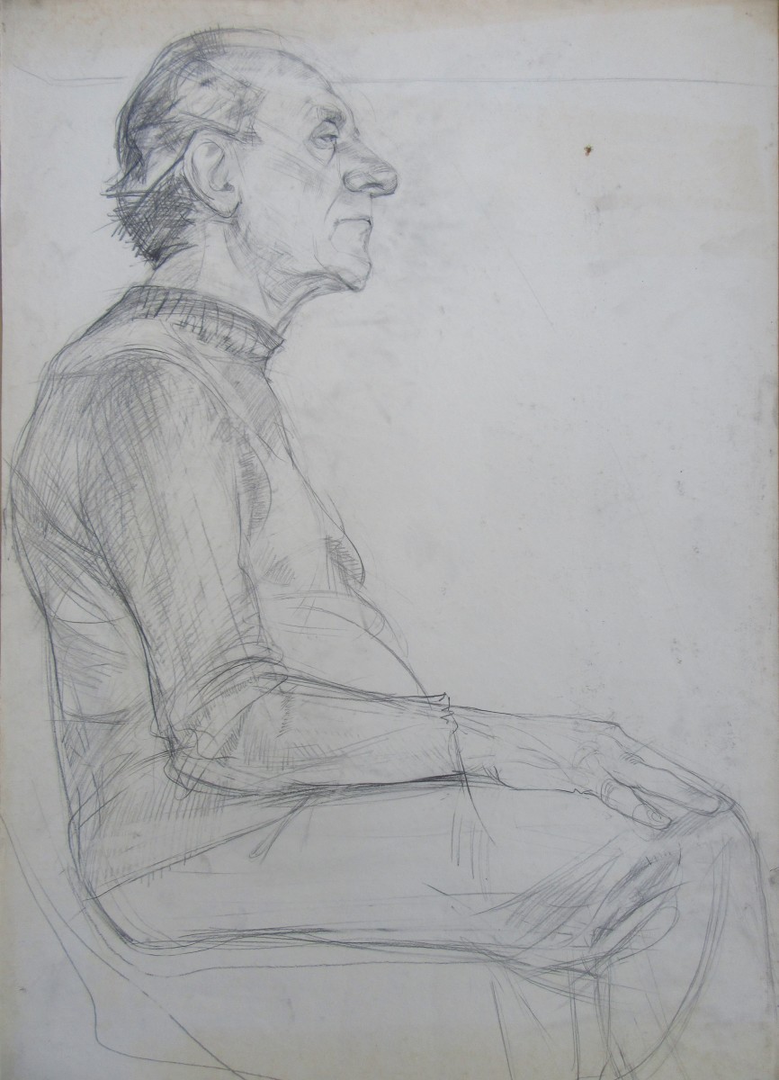 Elderly man by Gallina Todorova 