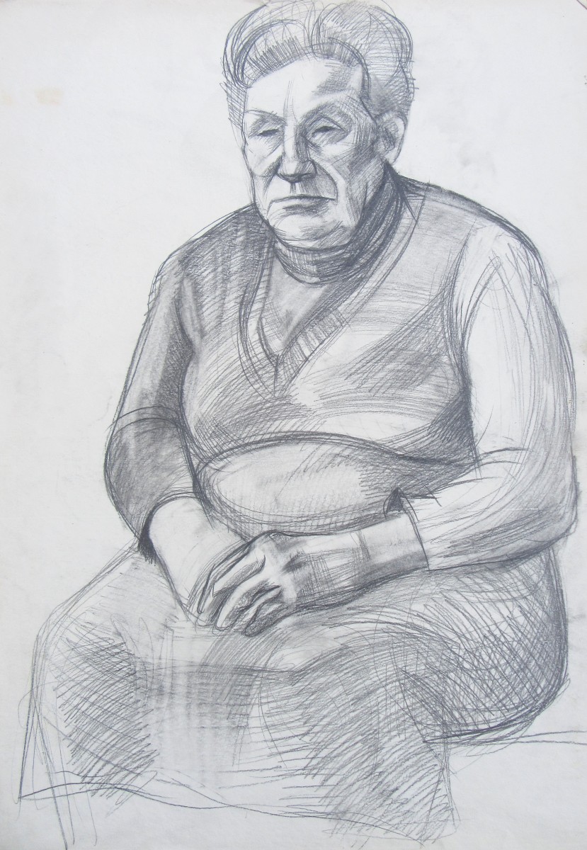 Elderly Lady by Gallina Todorova 