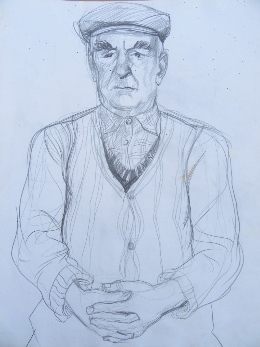 Grandfather Georgi Lentov by Gallina Todorova 