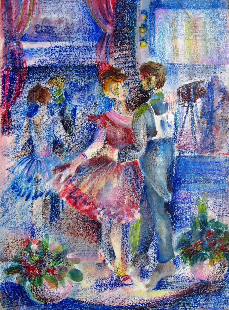 Sports Dance Couple by Gallina Todorova 