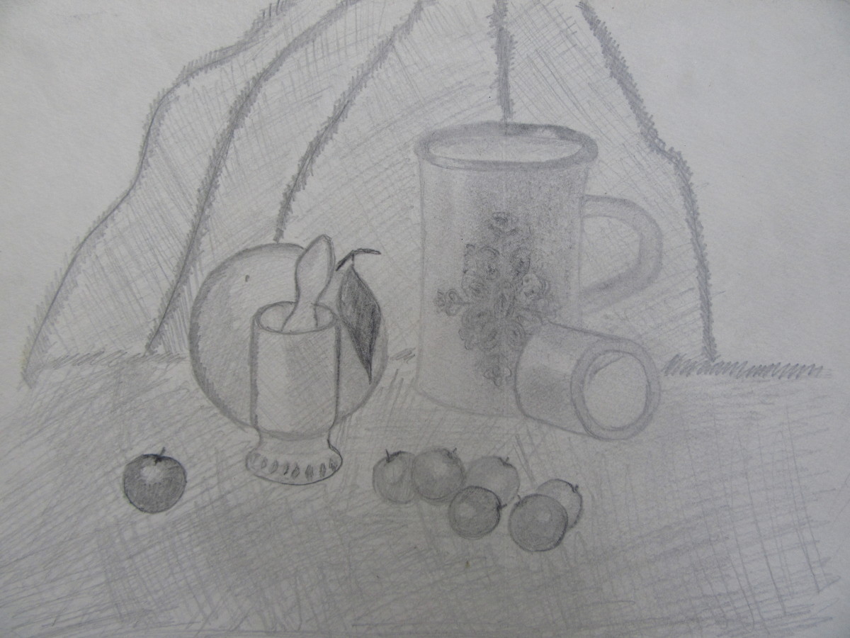 Still Life done at home by Gallina Todorova 