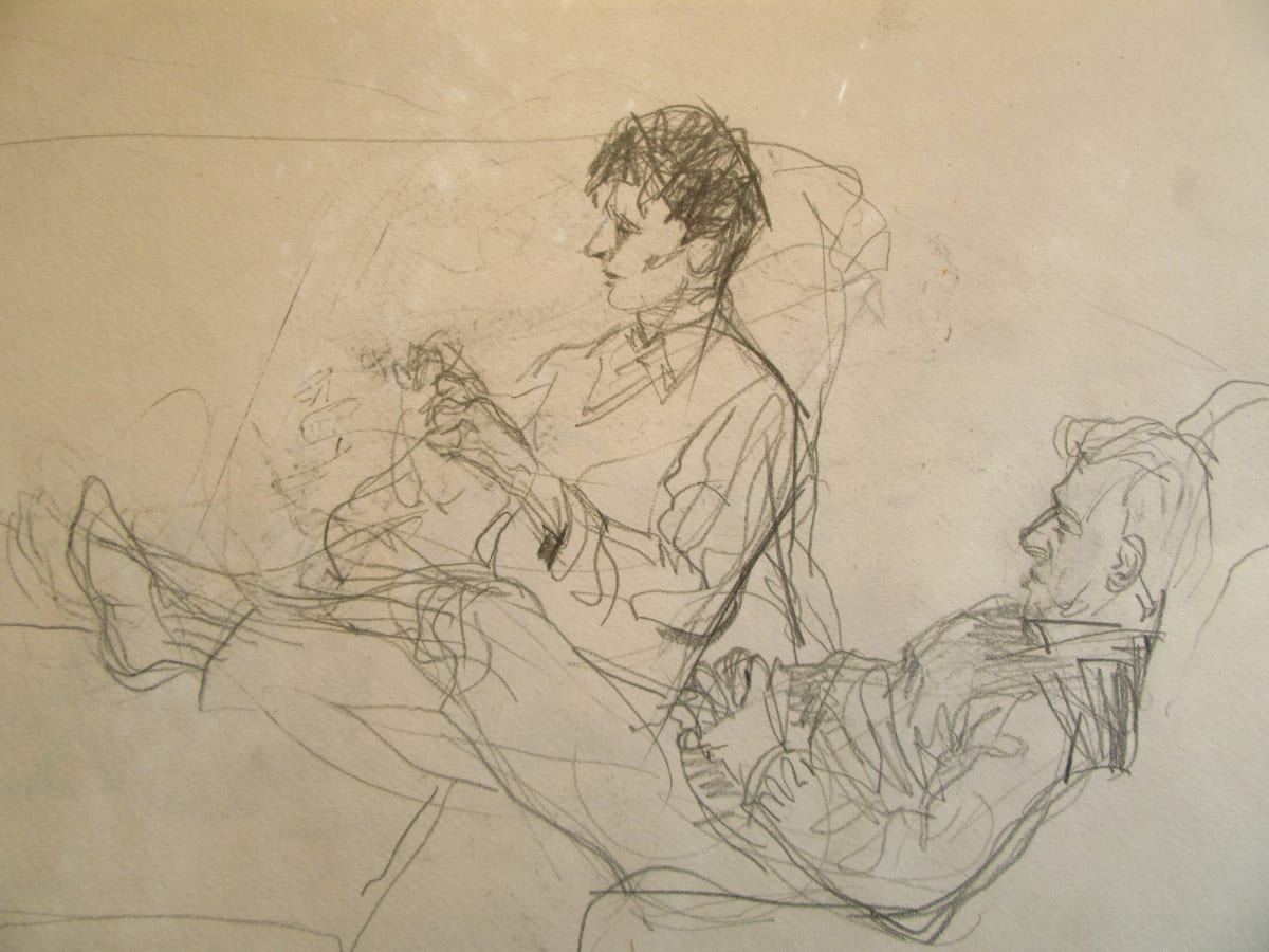 Parents' portrait by Gallina Todorova 