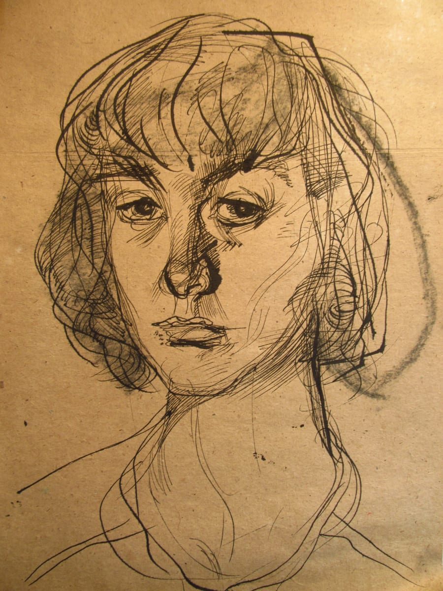 Selfportrait 1990/91 by Gallina Todorova 