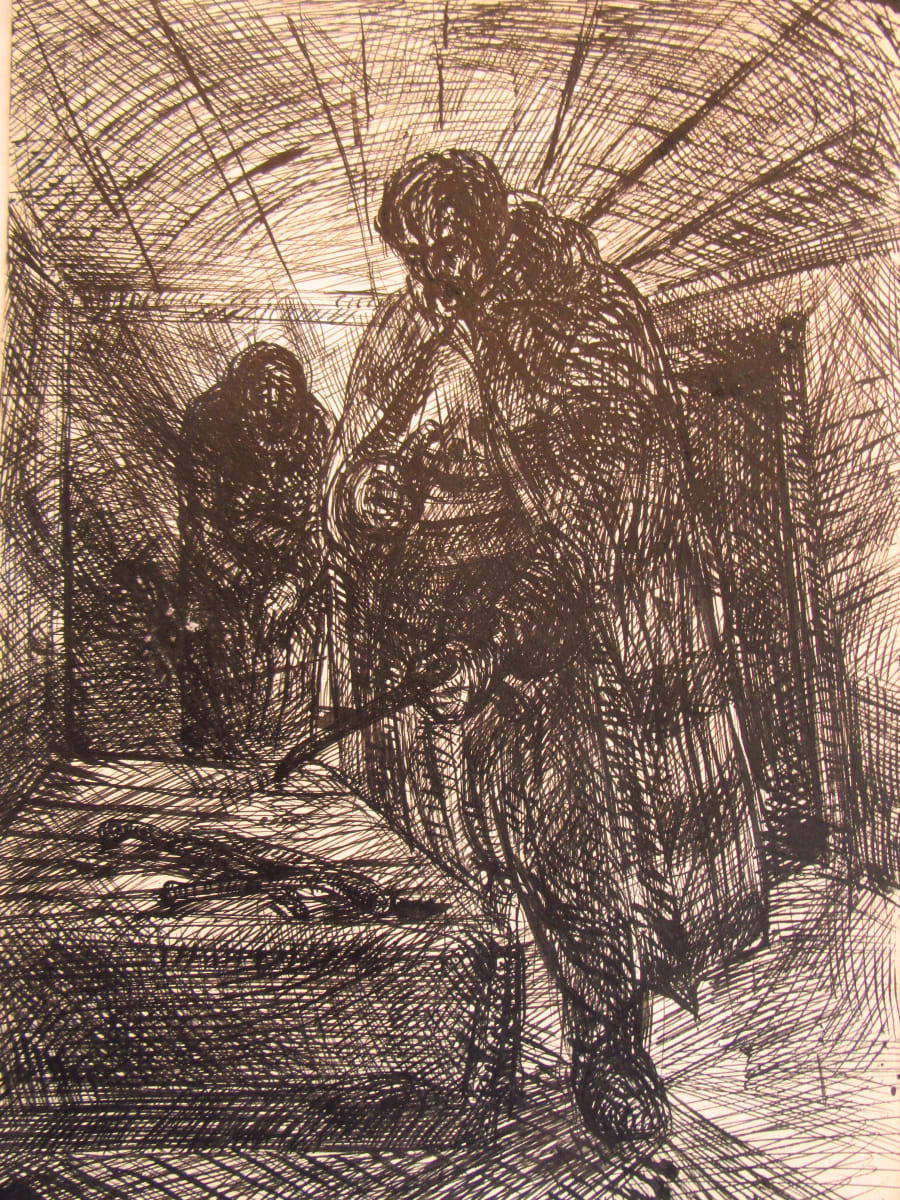 Shibbill and his mother by Gallina Todorova 