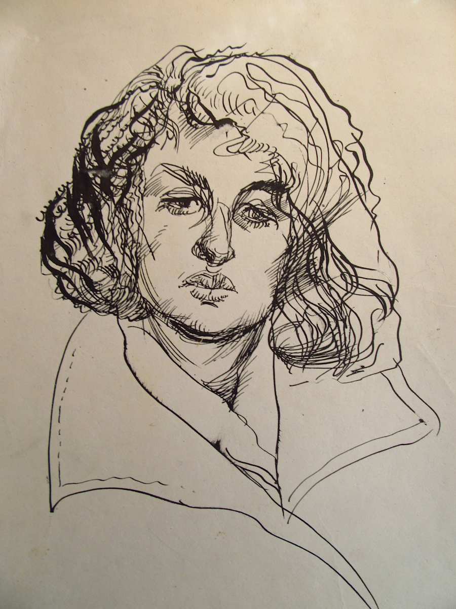 Rada with black ink by Gallina Todorova, Image 1.