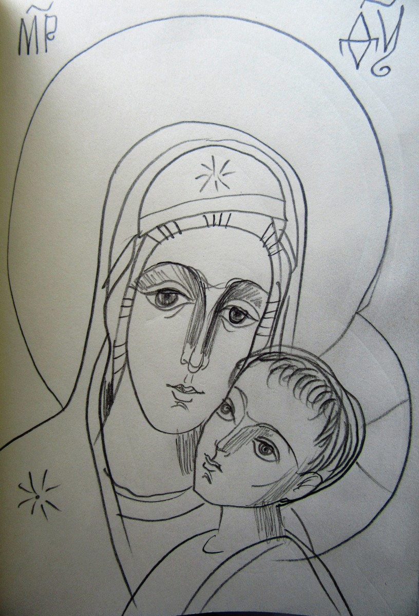 Holy GodMother by Gallina Todorova 