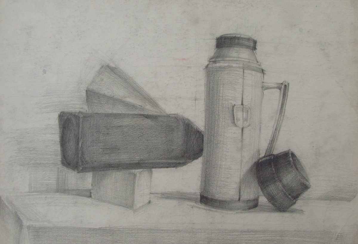 Still Life at Mincho's - 1984 by Gallina Todorova 